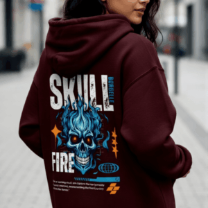 premium skull unisex 300 GSM 100% Cotton hoodie