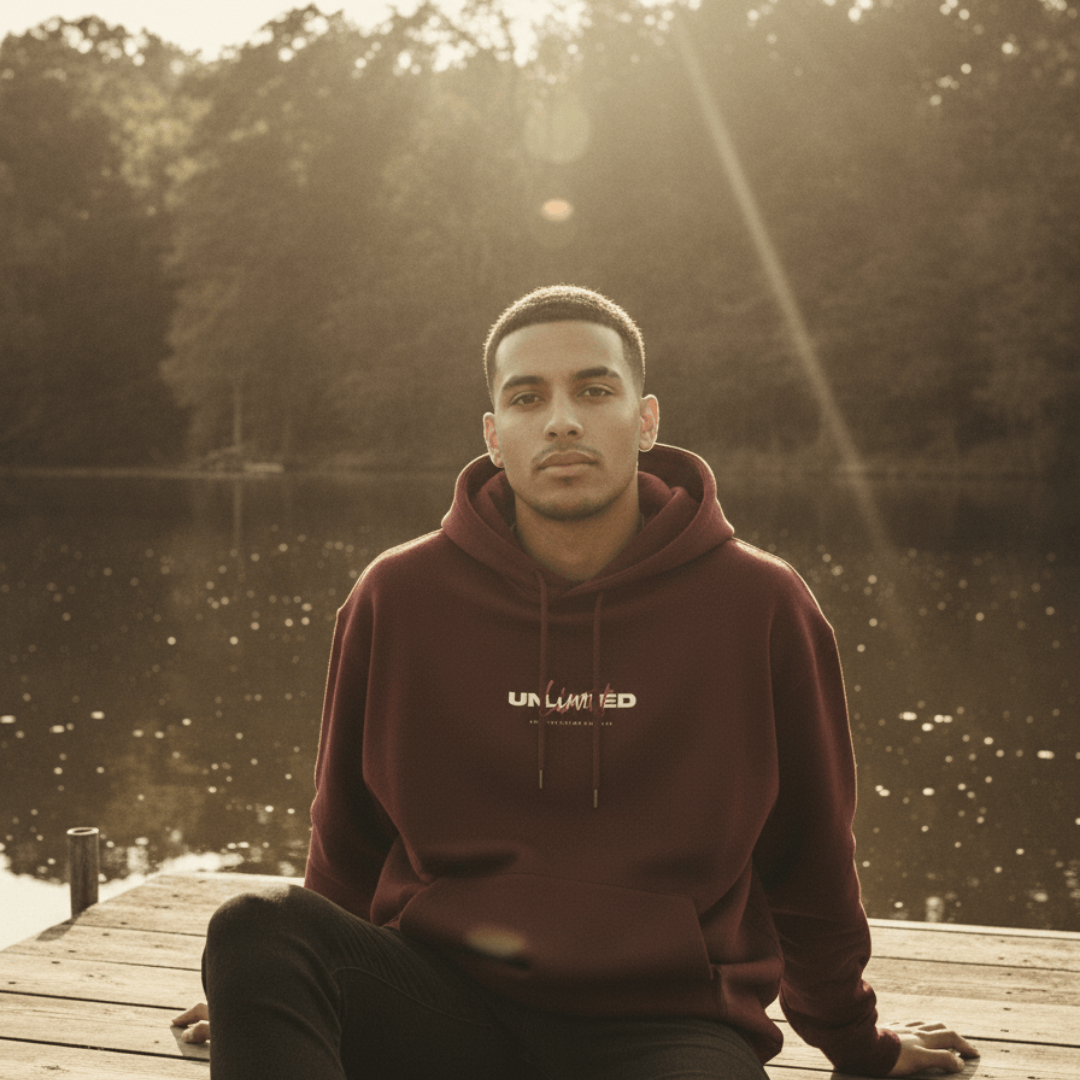 UNLIMITED Heavyweight Mens Hoodie | 100% Premium 400 GSM Cotton