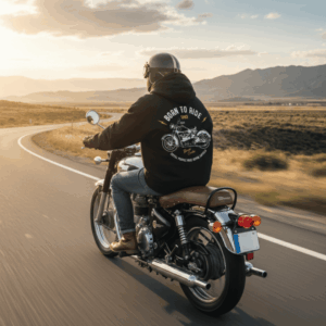 Ride the Legacy: The "Born to Ride 1902" Heavyweight Hoodie