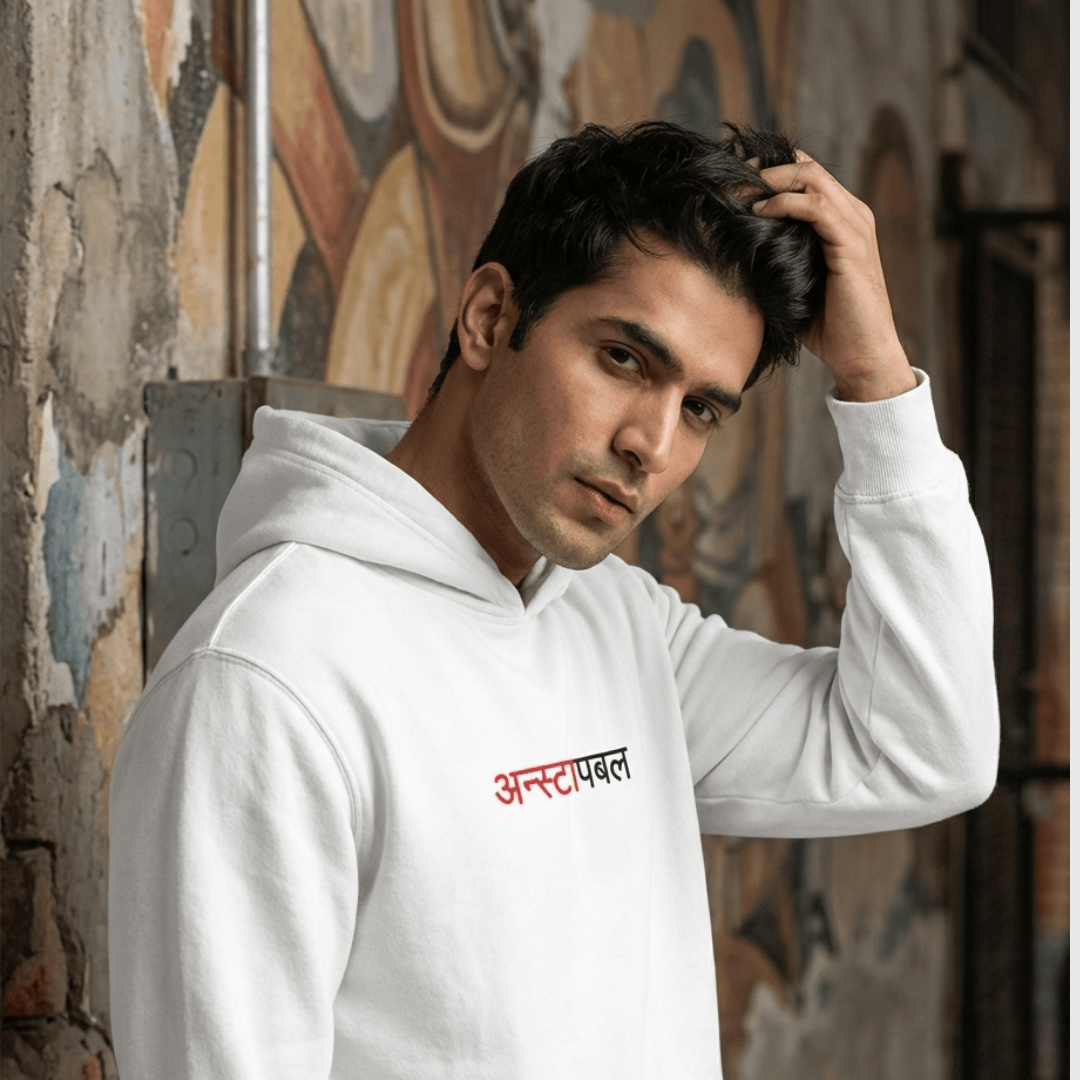 unstoppable front view hoodie mock up