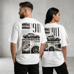 Porsche 911 Turbo S Oversized T-Shirt: More Than a Machine, It’s a Fit.