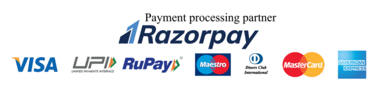 100% Secured payment powered by razorpay