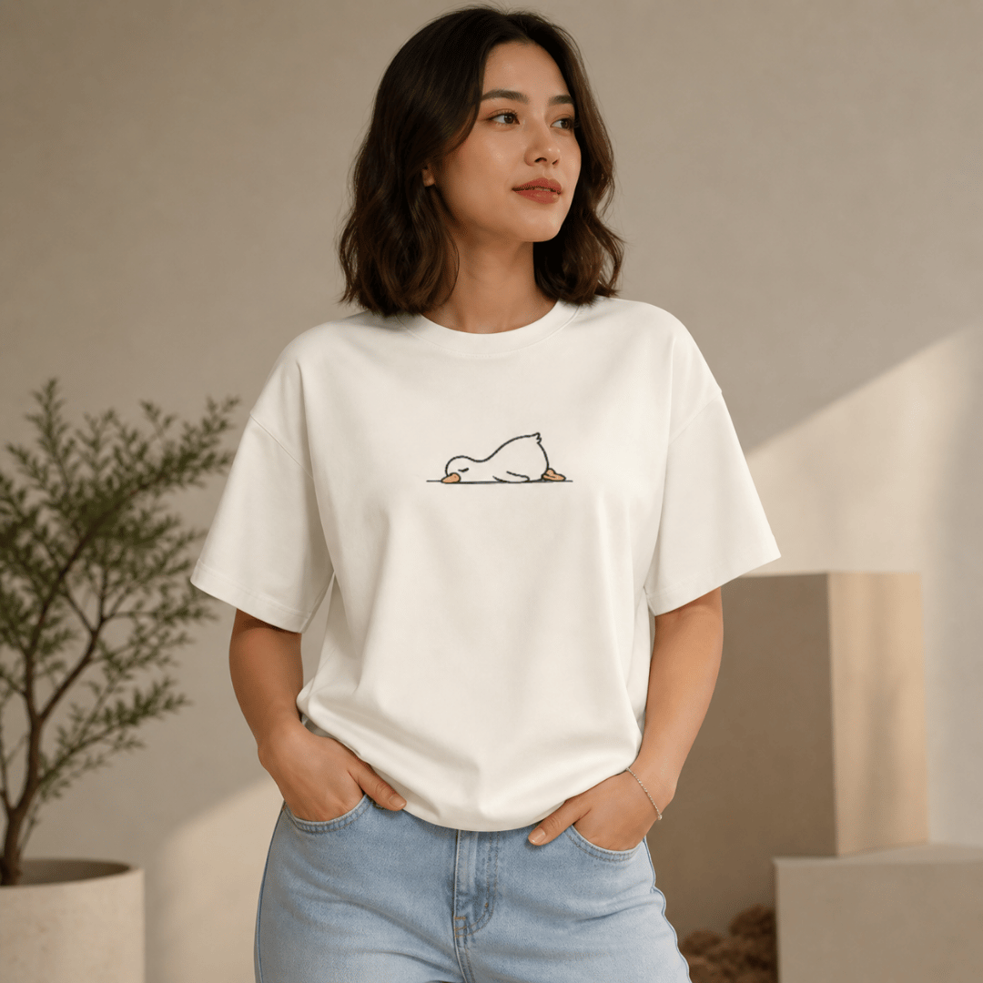 Lazy Duck Oversized T-Shirt for Women