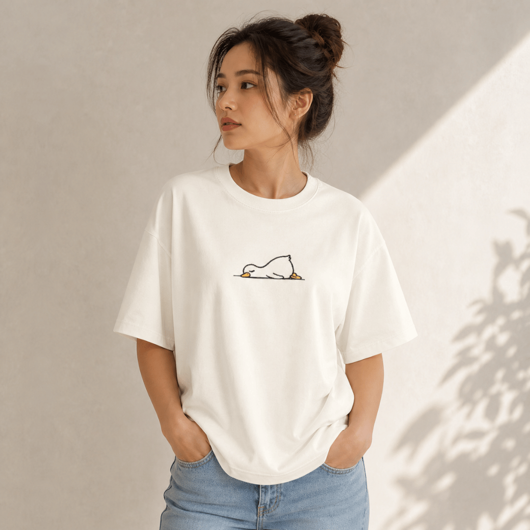 Lazy Duck Oversized T-Shirt for Women
